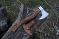Handmade hunting Axe with leather cover