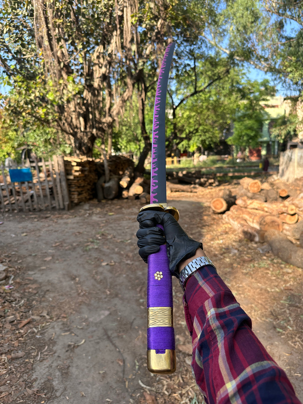 Premium purple Rorona zoro katana replica