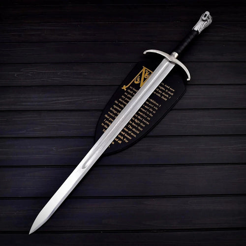 Beautiful jon snow sword replica with walmount