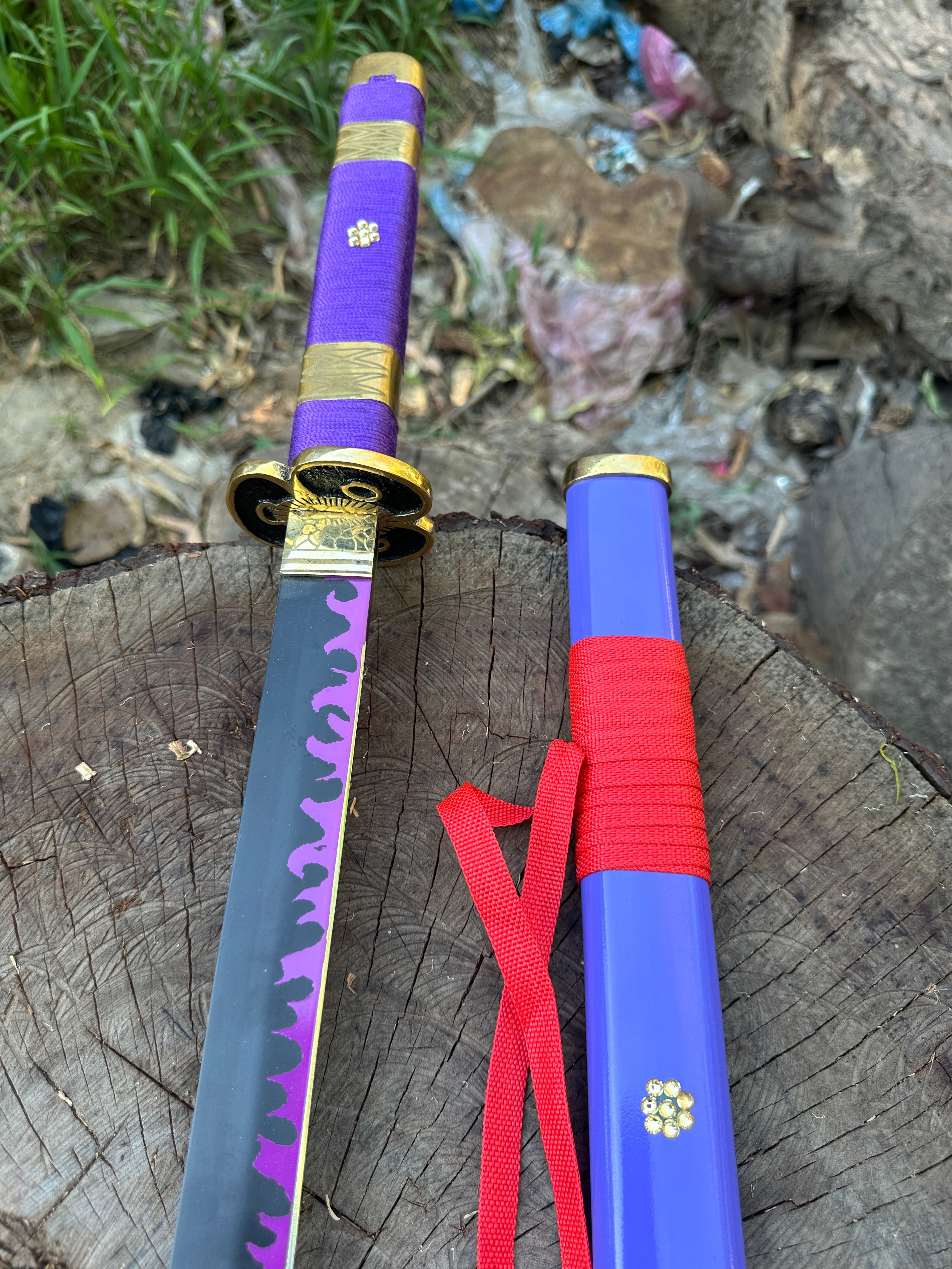 Premium purple Rorona zoro katana replica