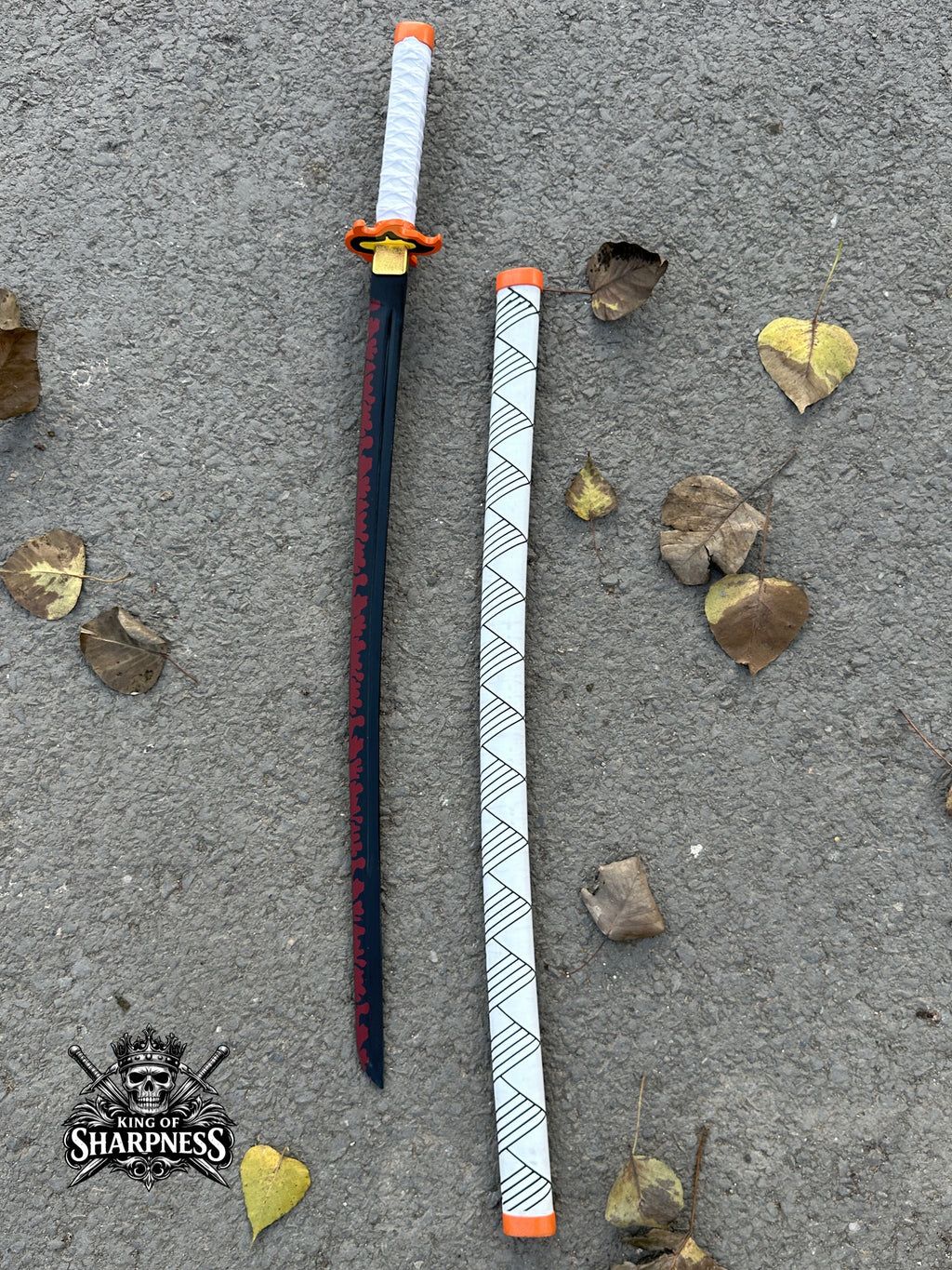 Demon Slayer Inspired Flame Katana Replica