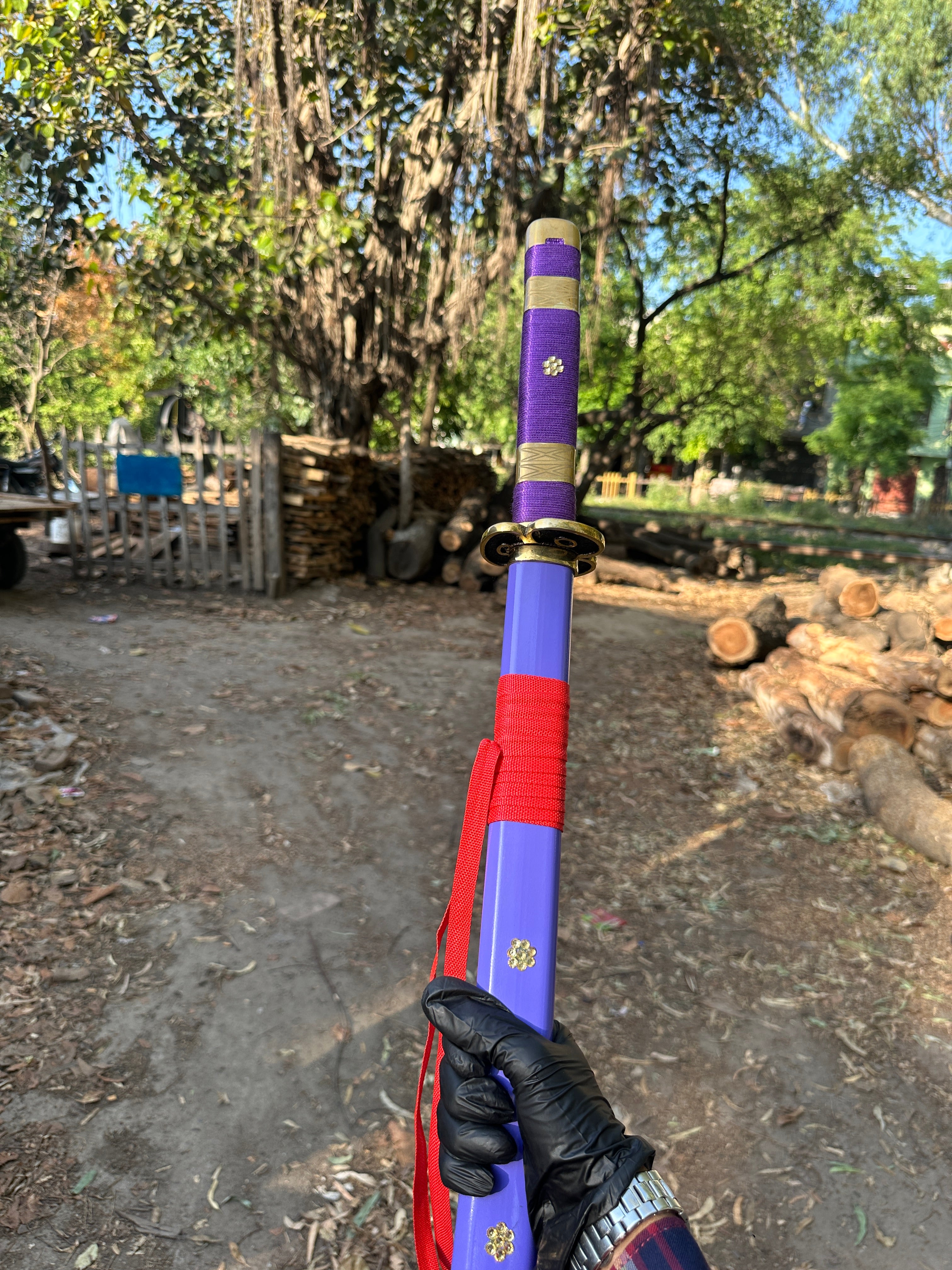Premium purple Rorona zoro katana replica