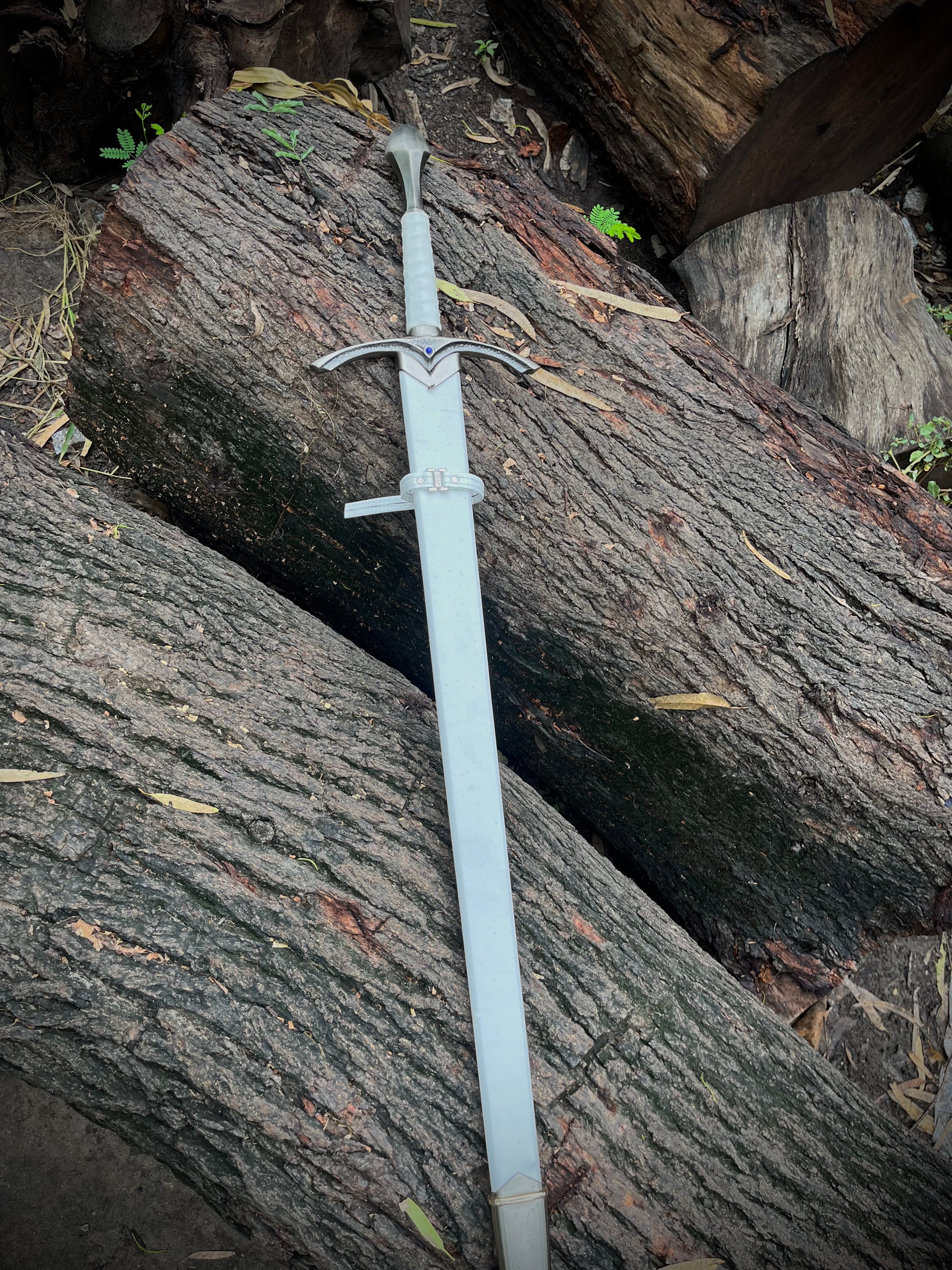 Handmade white glamdring LOTR sword replica sword