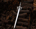 Premium Viking sword with silver polish blade