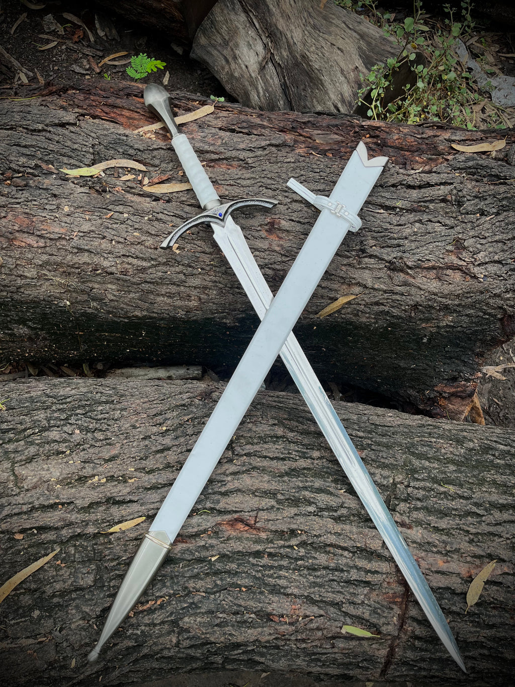 Handmade white glamdring LOTR sword replica sword