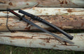 Premium zengestu katana replica with black powder on blade