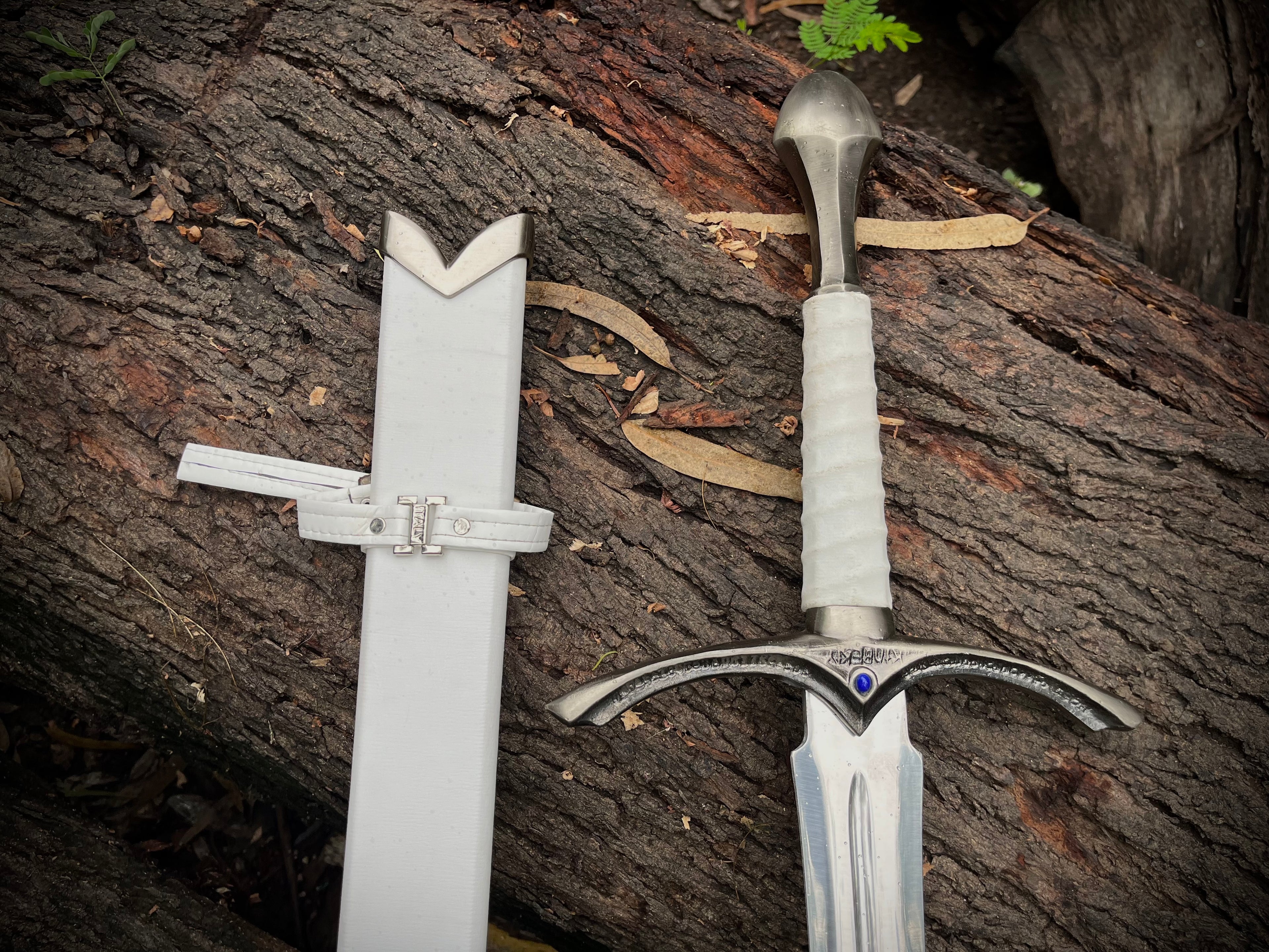 Handmade white glamdring LOTR sword replica sword