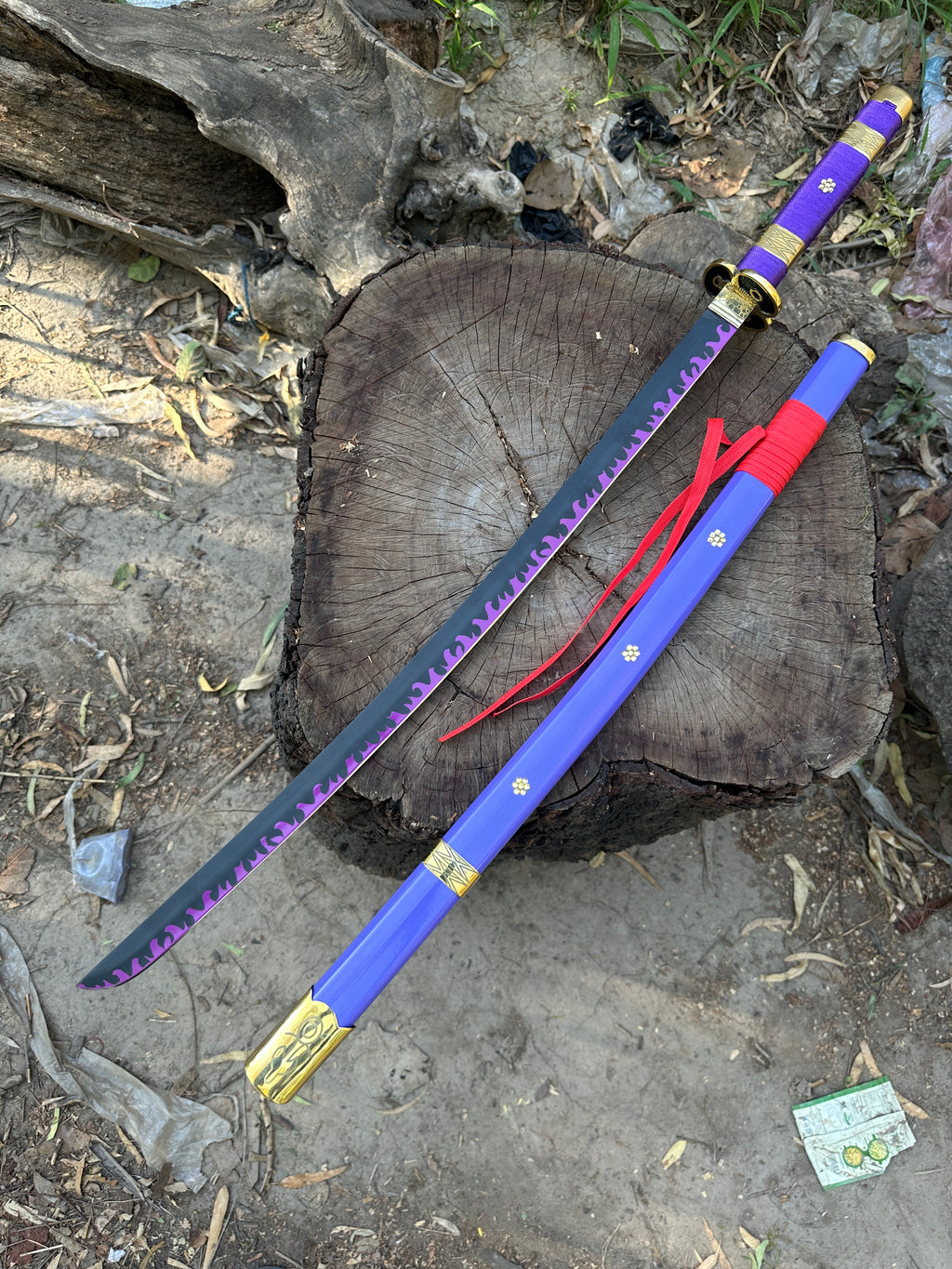 Premium purple Rorona zoro katana replica