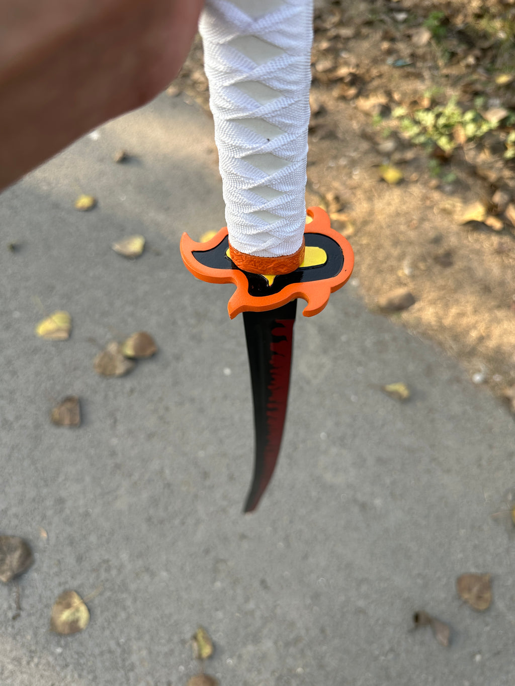 Demon Slayer Inspired Flame Katana Replica