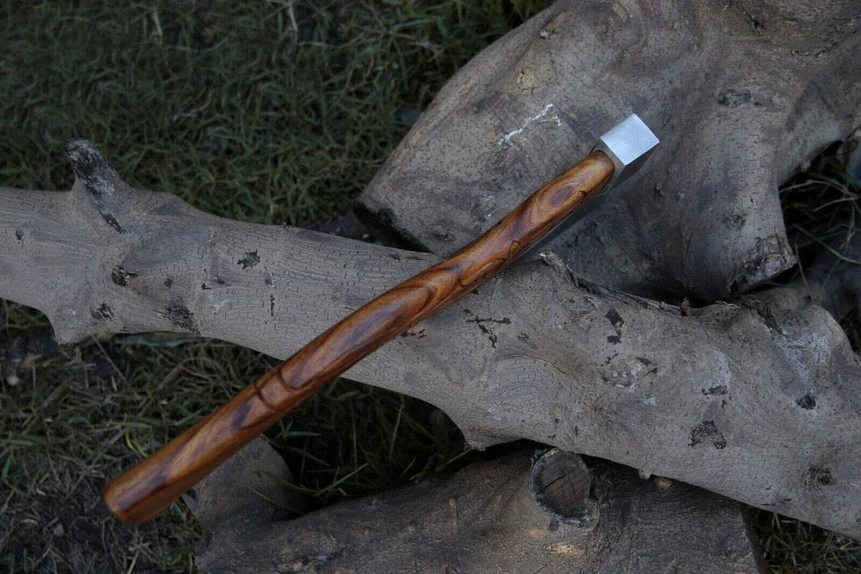 Handmade hunting Axe with leather cover