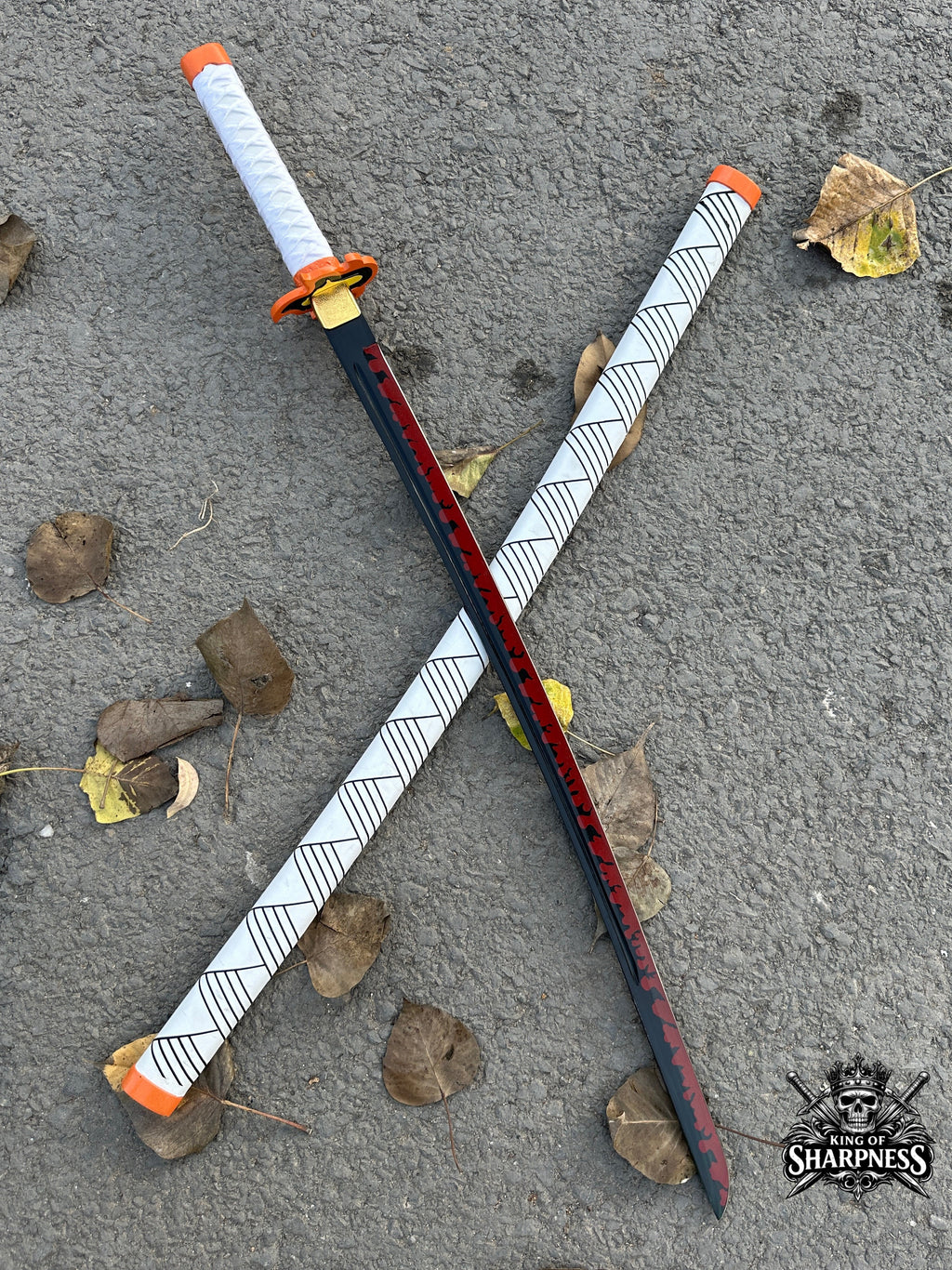 Demon Slayer Inspired Flame Katana Replica